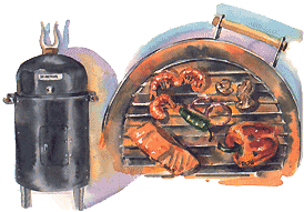 Cooking Smoked Meat Image